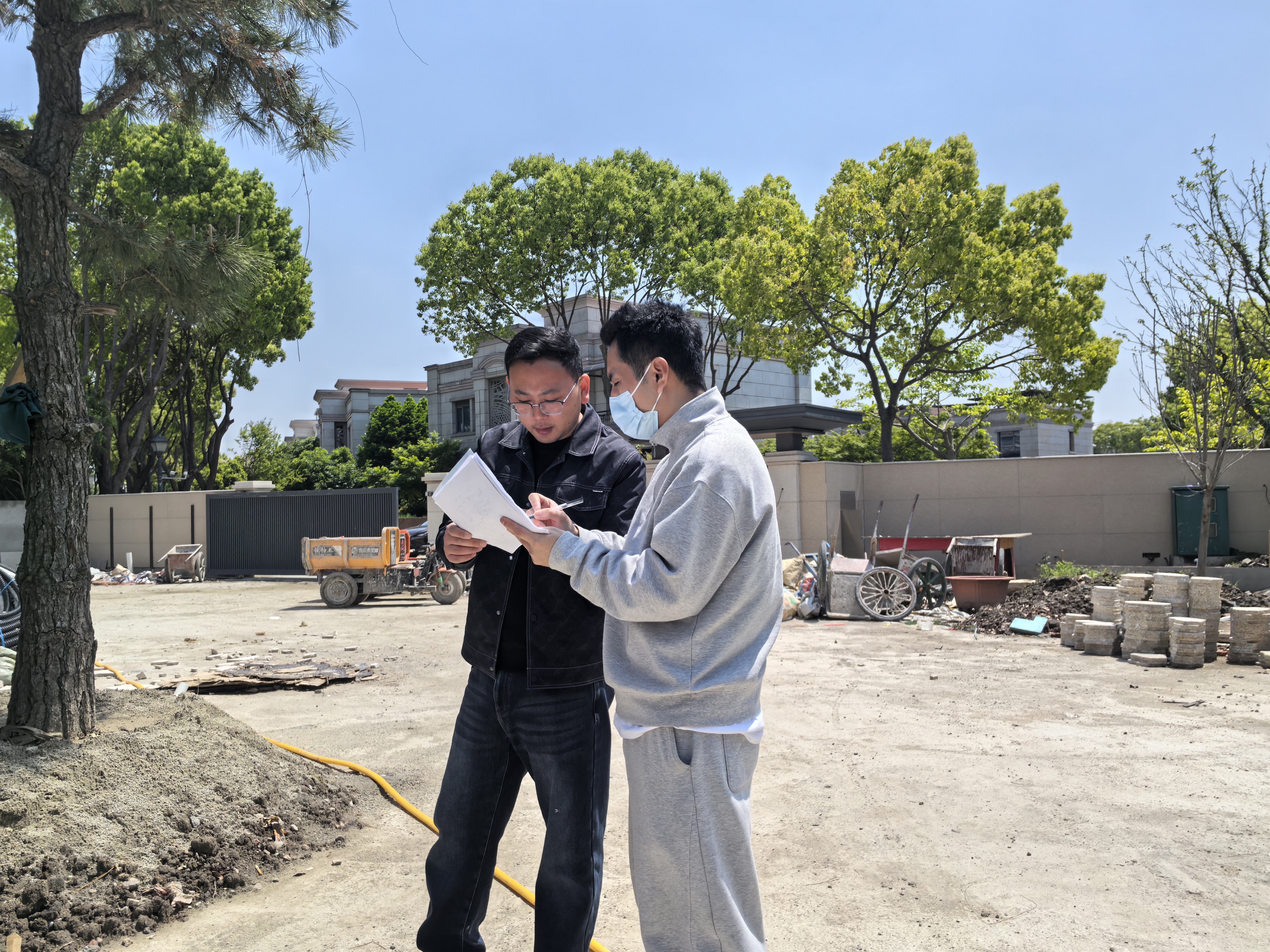 上海闵行御涛园别墅复杂场景交付